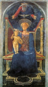  Madonna Painting - DOMENICO Veneziano Madonna and Child 1435 Renaissance Domenico Veneziano